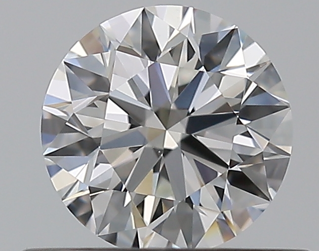 0.5 CaratF-VS2 EX Cut Round Diamond