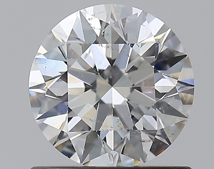 0.81 CaratE-SI2 EX Cut Round Diamond