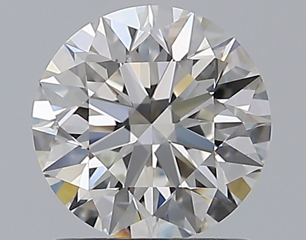 1.1 CaratG-VVS1 EX Cut Round Diamond
