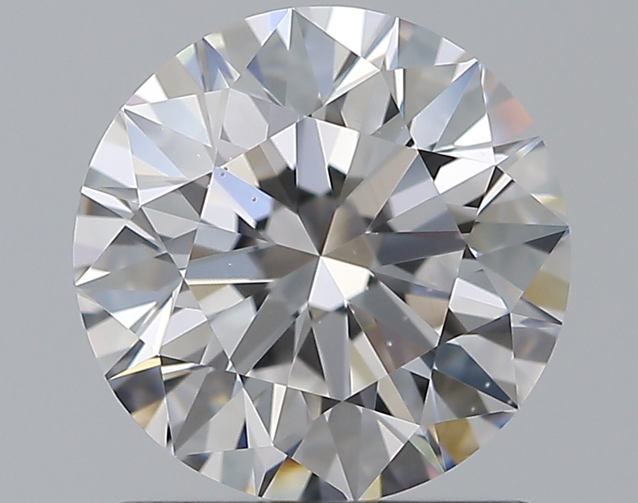 1.29 CaratD-VS2 EX Cut Round Diamond