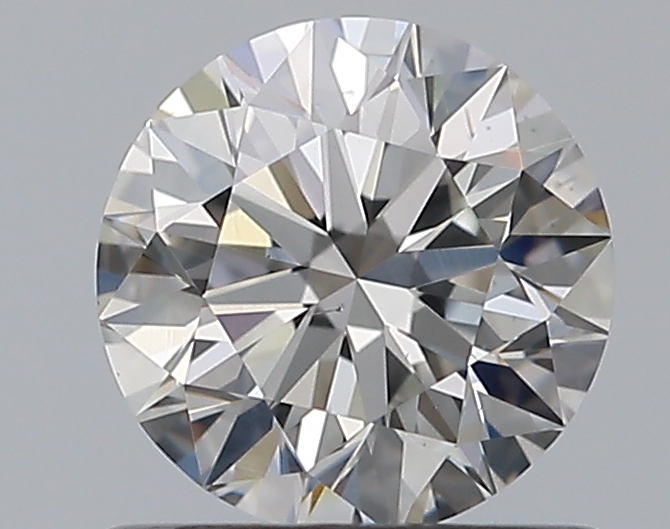 0.75 CaratG-VS2 EX Cut Round Diamond