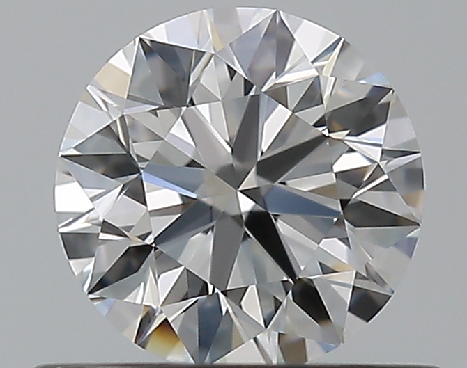 0.57 CaratE-VVS1 EX Cut Round Diamond