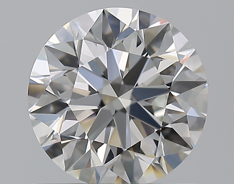 0.87 CaratF-VVS1 EX Cut Round Diamond