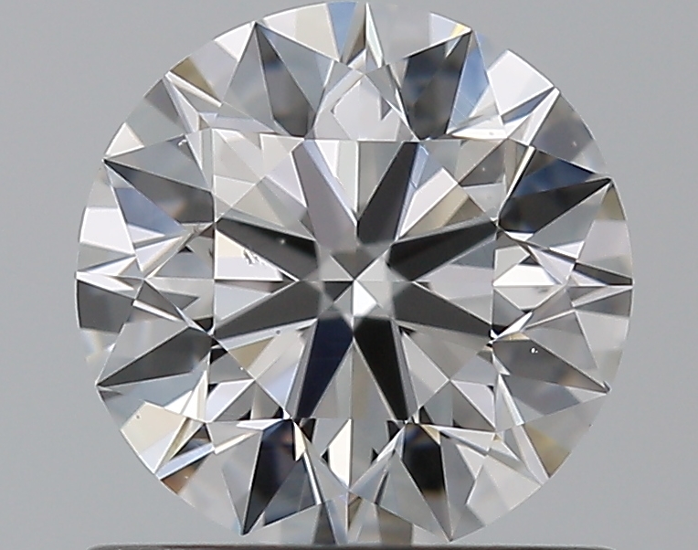 0.9 CaratD-VS2 EX Cut Round Diamond