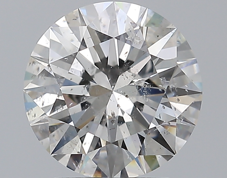 2.01 CaratG-SI2 EX Cut Round Diamond