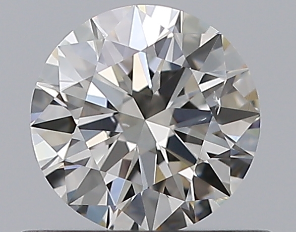 0.56 CaratI-SI1 EX Cut Round Diamond