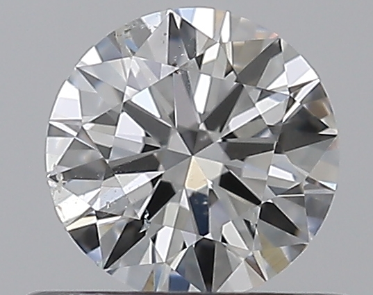 0.5 CaratF-SI2 EX Cut Round Diamond