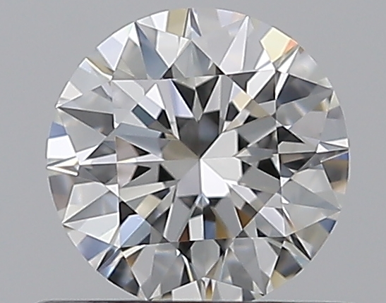 0.55 CaratF-VVS2 EX Cut Round Diamond