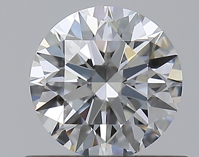 0.58 CaratF-VS1 EX Cut Round Diamond