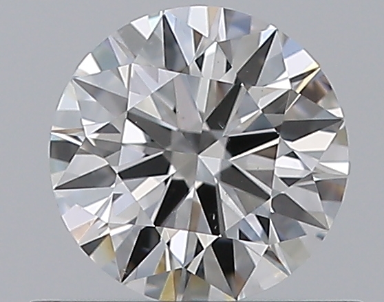 0.53 CaratF-VS2 EX Cut Round Diamond