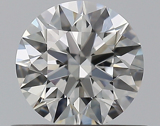 0.58 CaratF-VS1 EX Cut Round Diamond