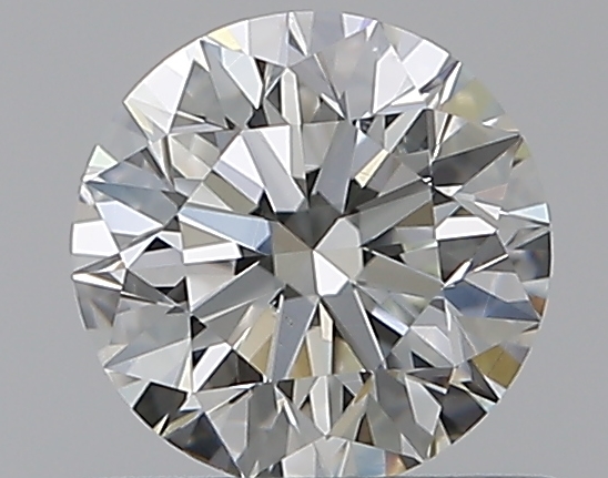 0.66 CaratH-SI1 EX Cut Round Diamond