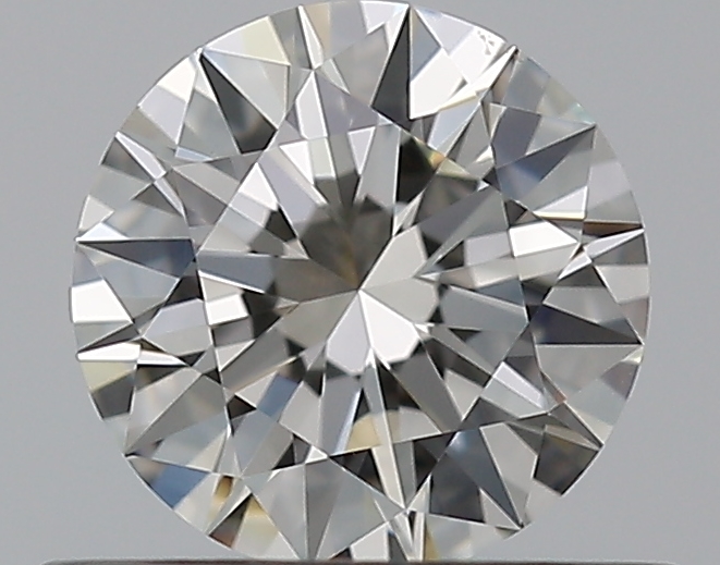 0.53 CaratI-VS1 EX Cut Round Diamond