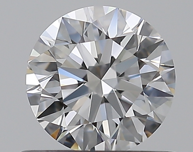 0.61 CaratE-VVS1 EX Cut Round Diamond