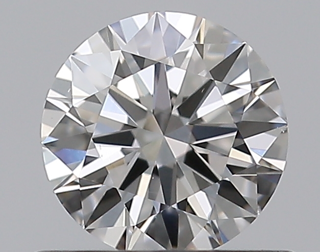 0.5 CaratF-VS2 EX Cut Round Diamond