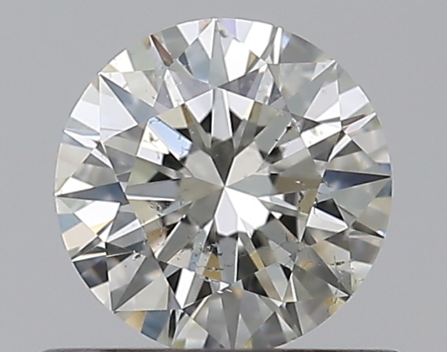 0.51 CaratJ-SI2 EX Cut Round Diamond