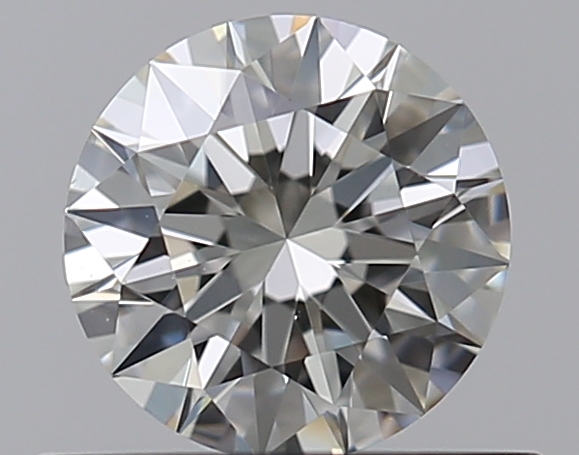 0.5 CaratJ-VS2 EX Cut Round Diamond