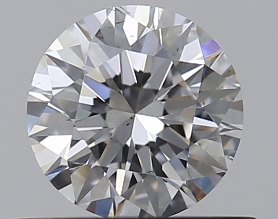 0.53 CaratD-VS2 EX Cut Round Diamond