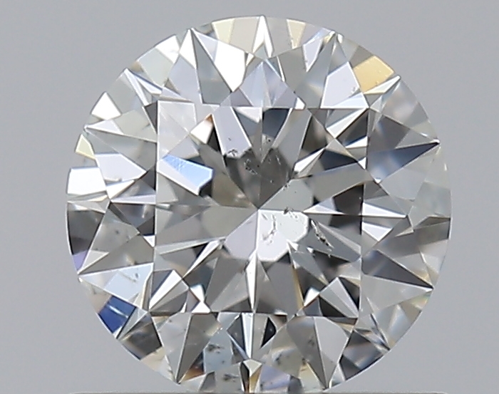 0.7 CaratH-SI2 EX Cut Round Diamond