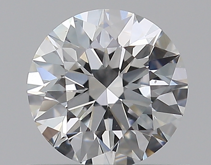 0.53 CaratE-VS2 EX Cut Round Diamond