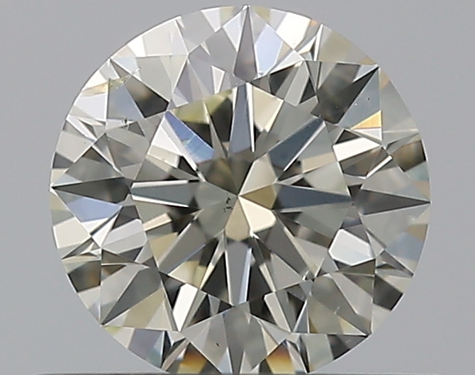0.58 CaratL-SI2 EX Cut Round Diamond