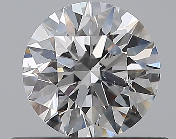 0.5 CaratF-SI2 EX Cut Round Diamond