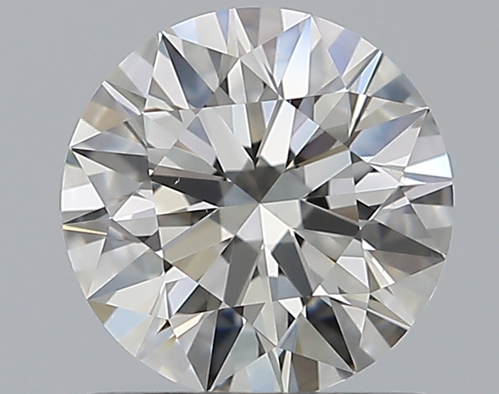 0.9 CaratJ-VS2 EX Cut Round Diamond