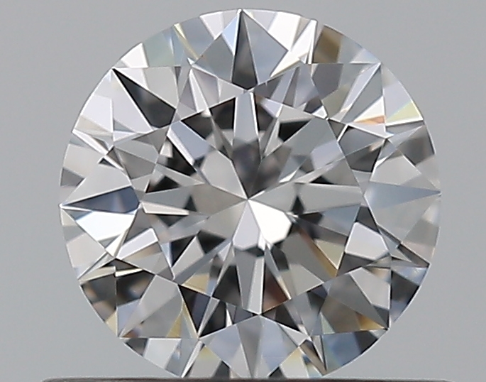 0.56 CaratD-VVS2 EX Cut Round Diamond