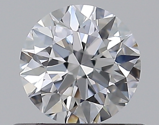 0.5 CaratD-VVS2 EX Cut Round Diamond