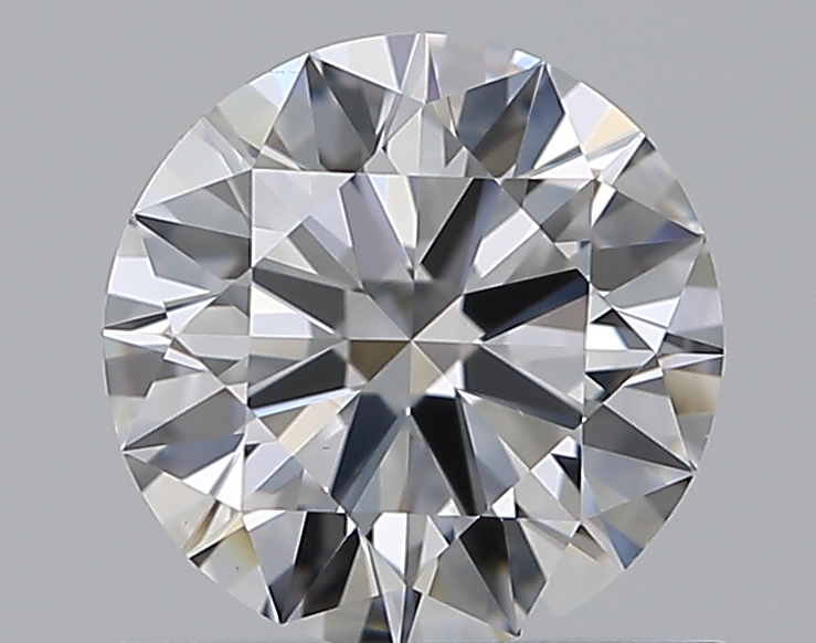 0.72 CaratE-VS1 EX Cut Round Diamond