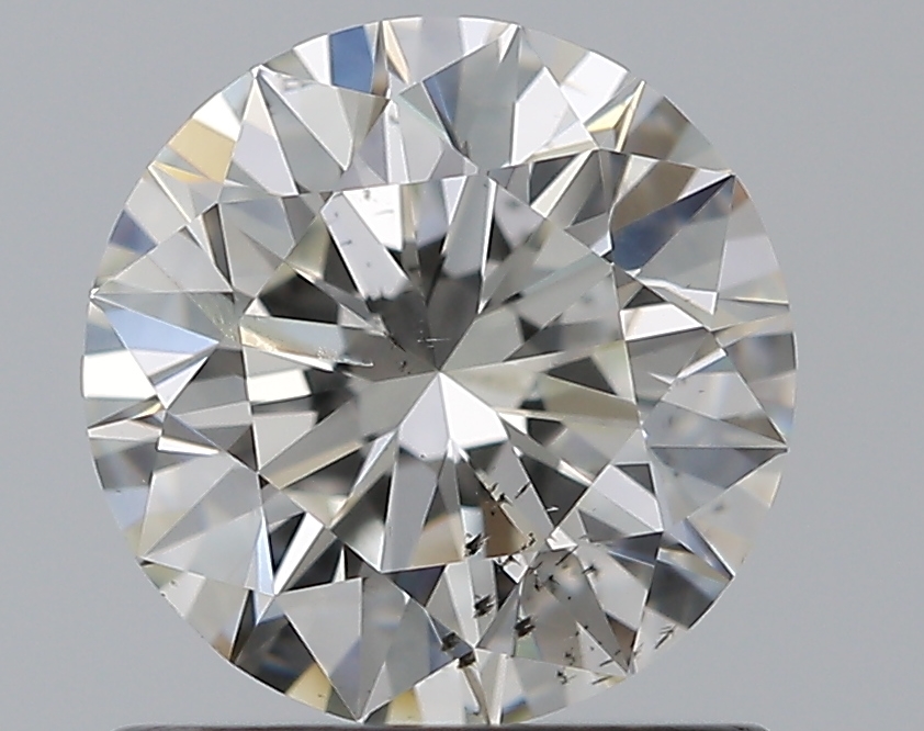 1 CaratH-SI2 EX Cut Round Diamond