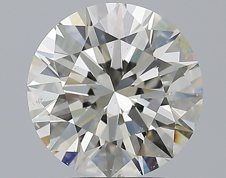 3 CaratL-SI2 EX Cut Round Diamond