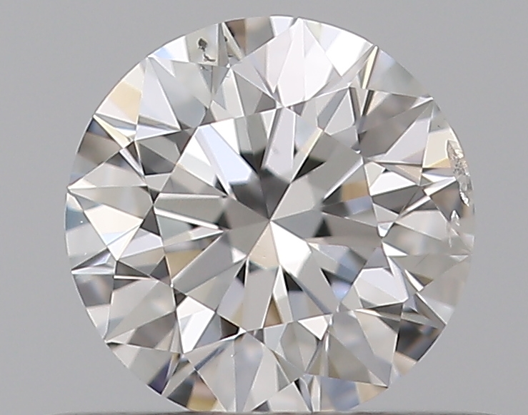 0.38 CaratE-SI2 EX Cut Round Diamond