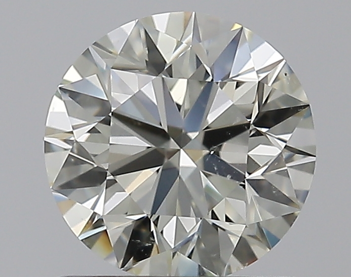 0.9 CaratJ-SI2 EX Cut Round Diamond