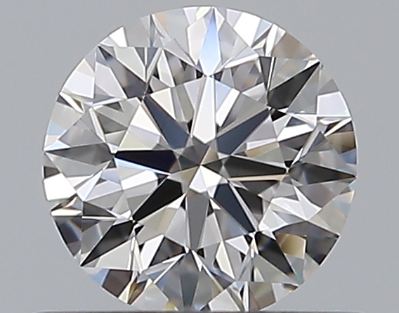0.5 CaratD-VVS1 EX Cut Round Diamond