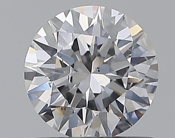 0.66 CaratE-SI1 EX Cut Round Diamond