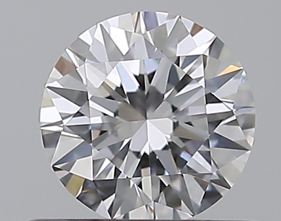 0.5 CaratD-VVS2 EX Cut Round Diamond
