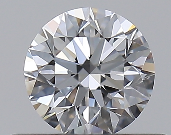 0.37 CaratD-VVS1 EX Cut Round Diamond