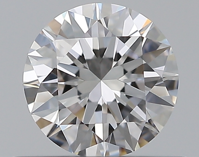 0.5 CaratE-VVS2 EX Cut Round Diamond