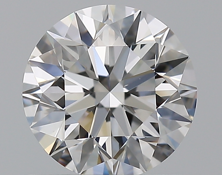 0.9 CaratF-VS2 EX Cut Round Diamond