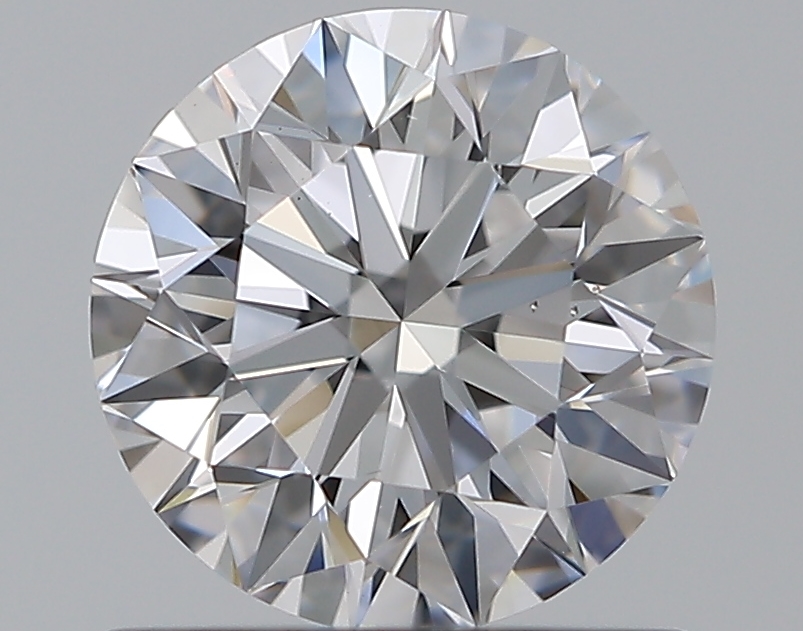 0.9 CaratD-VS2 EX Cut Round Diamond