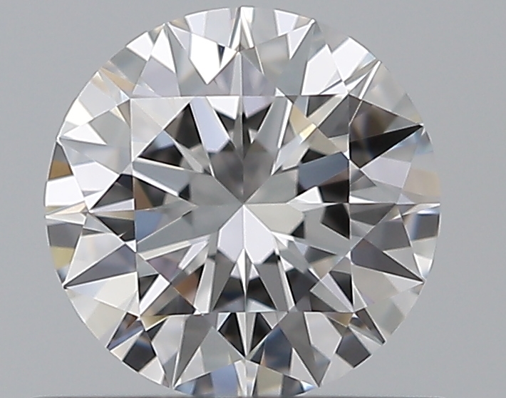 0.59 CaratD-IF EX Cut Round Diamond