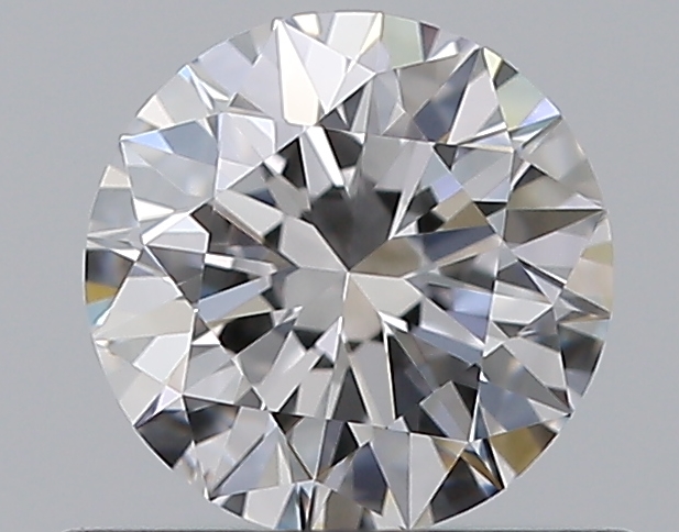 0.57 CaratD-VVS1 EX Cut Round Diamond