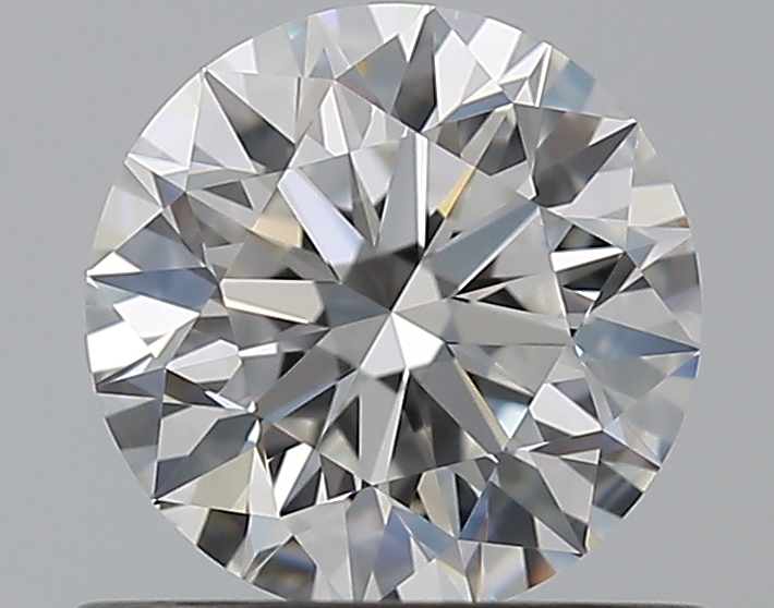 0.71 CaratF-VVS1 EX Cut Round Diamond