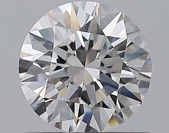 0.63 CaratE-VVS1 EX Cut Round Diamond