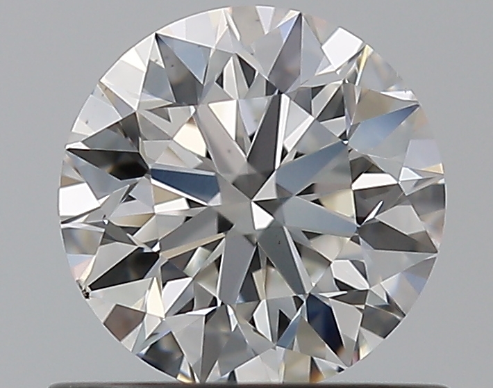 0.7 CaratF-VS2 EX Cut Round Diamond