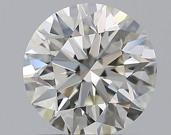 0.9 CaratJ-VVS1 EX Cut Round Diamond