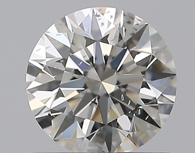 0.65 CaratJ-SI2 EX Cut Round Diamond