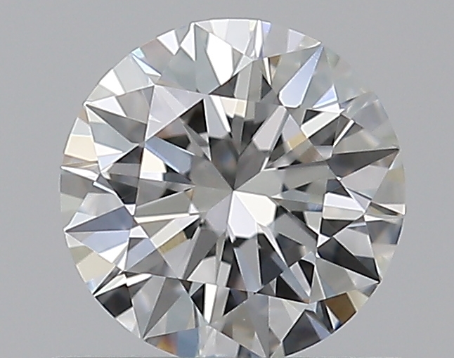 0.53 CaratF-VS1 EX Cut Round Diamond