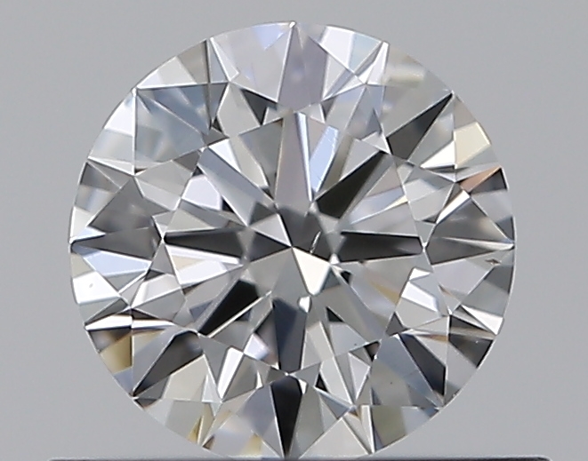 0.5 CaratF-VS2 EX Cut Round Diamond